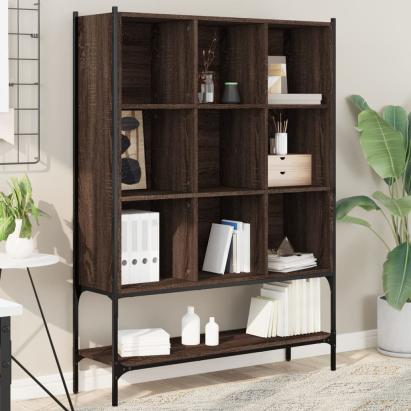 Bibliotecă, stejar maro, 102x30x141,5 cm, lemn prelucrat GartenMobel Dekor