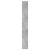 Dulap de pantofi 4 sertare rabatabile, gri beton, 80x21x163,5cm GartenMobel Dekor
