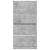 Dulap de pantofi 4 sertare rabatabile, gri beton, 80x21x163,5cm GartenMobel Dekor