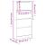 Pantofar cu 4 sertare rabatabile, gri sonoma, 80x21x163,5 cm GartenMobel Dekor