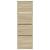 Pantofar cu 4 sertare rabatabile, stejar sonoma, 60x34x187,5 cm GartenMobel Dekor