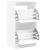 Dulap de pantofi cu 2 sertare rabatabile, alb, 60x42x108 cm GartenMobel Dekor