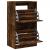 Pantofar cu 2 sertare rabatabile, stejar fumuriu, 60x42x108 cm GartenMobel Dekor