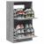 Pantofar cu 2 sertare rabatabile, gri sonoma, 60x42x108 cm GartenMobel Dekor
