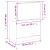 Dulap de pantofi cu 2 sertare rabatabile, alb, 80x42x108 cm GartenMobel Dekor