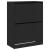 Dulap de pantofi cu 2 sertare rabatabile, negru, 80x42x108 cm GartenMobel Dekor