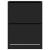 Dulap de pantofi cu 2 sertare rabatabile, negru, 80x42x108 cm GartenMobel Dekor