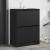 Dulap de pantofi cu 2 sertare rabatabile, negru, 80x42x108 cm GartenMobel Dekor