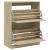 Pantofar cu 2 sertare rabatabile, stejar sonoma, 80x42x108 cm GartenMobel Dekor