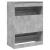 Dulap de pantofi 2 sertare rabatabile, gri beton, 80x42x108 cm GartenMobel Dekor