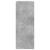 Dulap de pantofi 2 sertare rabatabile, gri beton, 80x42x108 cm GartenMobel Dekor
