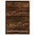 Pantofar cu 2 sertare rabatabile, stejar fumuriu, 80x42x108 cm GartenMobel Dekor