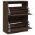 Dulap de pantofi 2 sertare rabatabile, stejar maro, 80x42x108cm GartenMobel Dekor