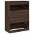 Dulap de pantofi 2 sertare rabatabile, stejar maro, 80x42x108cm GartenMobel Dekor