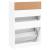 Dulap de pantofi cu 2 sertare rabatabile, alb, 80x34x116 cm GartenMobel Dekor