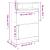 Pantofar cu 2 sertare rabatabile, stejar sonoma, 80x34x116 cm GartenMobel Dekor