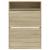 Pantofar cu 2 sertare rabatabile, stejar sonoma, 80x34x116 cm GartenMobel Dekor