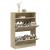 Pantofar cu 2 sertare rabatabile, stejar sonoma, 80x34x116 cm GartenMobel Dekor