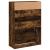 Pantofar cu 2 sertare rabatabile, stejar fumuriu, 80x34x116 cm GartenMobel Dekor