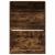 Pantofar cu 2 sertare rabatabile, stejar fumuriu, 80x34x116 cm GartenMobel Dekor