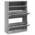 Pantofar cu 2 sertare rabatabile, gri sonoma, 80x34x116 cm GartenMobel Dekor