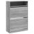 Pantofar cu 2 sertare rabatabile, gri sonoma, 80x34x116 cm GartenMobel Dekor