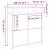 Pantofar cu 4 sertare rabatabile, stejar sonoma, 100x34x112 cm GartenMobel Dekor