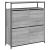 Pantofar cu 4 sertare rabatabile, gri sonoma, 100x34x112 cm GartenMobel Dekor