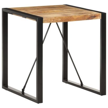 Masă de bucătărie, 70x70x75 cm, lemn masiv de mango nefinisat GartenMobel Dekor