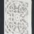 Panouri perete sculptate manual, negru/alb, 40x40x1,5 cm, MDF GartenMobel Dekor