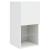Comode TV de perete cu lumini LED, 4 piese, alb GartenMobel Dekor