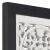 Panouri de perete sculptate manual, negru/alb, 60x60x1,5 cm MDF GartenMobel Dekor