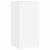 Comode TV de perete cu lumini LED, 4 piese, alb GartenMobel Dekor