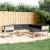Set mobilier de grădină cu perne, 8 piese, lemn masiv de pin GartenMobel Dekor