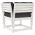 Set mobilier grădină cu perne, 8 piese, alb, lemn masiv de pin GartenMobel Dekor