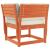 Set mobilier de grădină cu perne, 8 piese, lemn masiv de pin GartenMobel Dekor