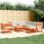 Set mobilier de grădină cu perne, 8 piese, lemn masiv de pin GartenMobel Dekor