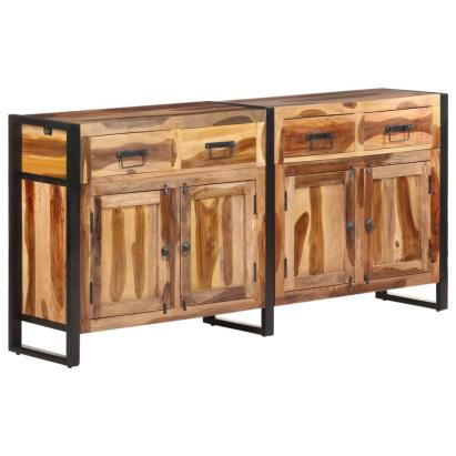 Servantă, 172x35x80 cm, lemn masiv acacia cu finisaj miere GartenMobel Dekor