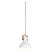 Lampă suspendată industrială 25 W alb 42 cm, mango E27, rotund GartenMobel Dekor