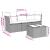 Set mobilier de grădină cu perne, 4 piese, negru, poliratan GartenMobel Dekor