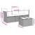 Set mobilier de grădină cu perne, 4 piese, negru, poliratan GartenMobel Dekor