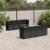 Set mobilier de grădină cu perne, 9 piese, negru, poliratan GartenMobel Dekor