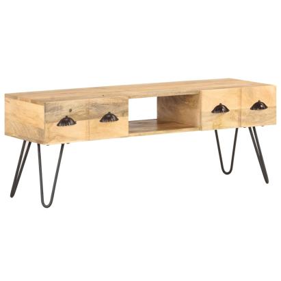 Comodă TV, 120x35x45 cm, lemn masiv de mango GartenMobel Dekor