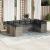 Set canapele de grădină, 9 piese, cu perne, gri, poliratan GartenMobel Dekor