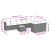 Set canapele de grădină cu perne, 10 piese, negru, poliratan GartenMobel Dekor