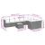 Set canapele de grădină cu perne, 10 piese, negru, poliratan GartenMobel Dekor