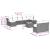 Set canapele de grădină cu perne, 10 piese, negru, poliratan GartenMobel Dekor