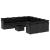 Set canapele de grădină, 12 piese, cu perne, negru, poliratan GartenMobel Dekor
