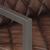 Scaune de bucătărie cantilever, 2 buc., maro, piele naturală GartenMobel Dekor