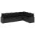 Set canapele de grădină cu perne, 7 piese, negru, poliratan GartenMobel Dekor